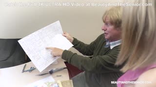 Old Perv Ravages Tight Young Pussy in Wild Doggystyle Pound