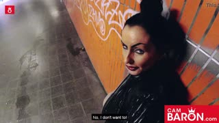 Sidney Dark goth milf big tits endure rough outdoor pounding