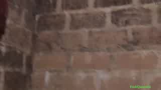 bbw ebony village queen rides bbc prince cock in abandoned building cumshot bliss