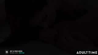 Adult Time - Scarlett Mae And Aila Donovan Lick And Finger Each Other's Wet Pussies Passionately