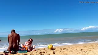 Lost Pussy And Blowjob At Beach