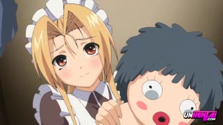 that teen 18+ maid getting punished hard in wild hentai action 😈💦