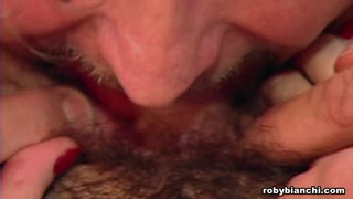 Italian Beauty With Big Natural Tits And Hairy Pussy