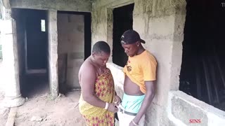 African Gift Preps Tight Pussy for Wild Outdoor Pounding