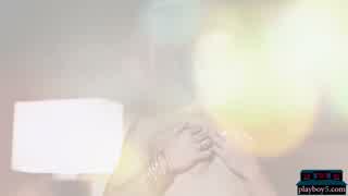 petite natural playboy models meghan leopard and liz ashley strip