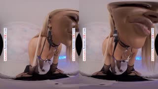 Naughty America - Jazlyn Ray, Blondynka z Dużymi Naturalnymi Cyckami, Pragnie Twojego Dotyku w VR