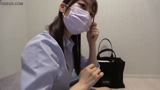 japanese 18yo in uniform does gonzo sex for cash she rides cowgirl in homemade amateur clip