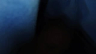 amateur wife kneels to slurp and suck husband's throbbing cock eagerly