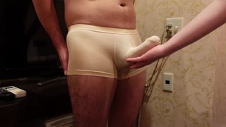 weak male cock rubbed raw and edged to glans-only cumshot after endless torment