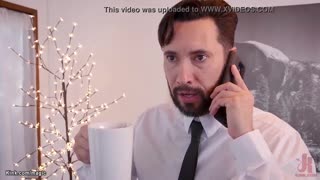 Anal threesome with busty wife and submissive partner