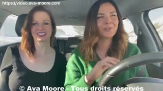 Fun Lesbian avec Jade Latour Filmé par un Inconnu - Vlog Ava Moore