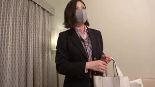 Hidden huge tits bounce wildly as affair man pounds eager Japanese teen 18+ pussy raw in hotel