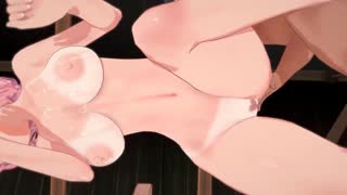 Quintessential Quintuplets Miku and Ichika footjob threesome cumshot