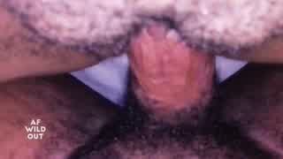 squirting pussy takes big black dick doggystyle