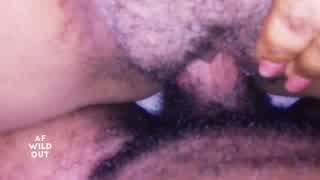 squirting pussy takes big black dick doggystyle