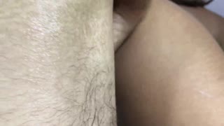 This redhead pitched in to help us bang Mariangel Belle during amateur threesome fun