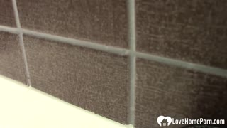 Adoro filmare momenti privati bagno video homemade