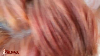 18-річна бразильська руда аматорка: перший мінет і трах біля басейну