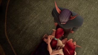 A night of elven group sex