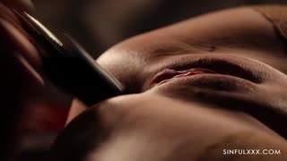 عاشقان لزبین BDSM با بانداژ اشتیاق