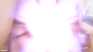 Doble anal creampie con Mary Jane tomando 2 BBC para gapes profundos