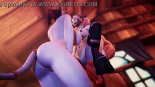 Xanh Là Tốt Hơn Trong Tales Of Azeroth Với Threesome Draenei Dỗ Thỏm Mọi Ham Muốn