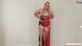 hey, check out this hot stripper dress try on haul! 🔥