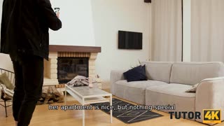 tutor4k. banging the math teacher turns into a sweet reward for the eager student