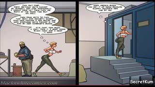 Мене повністю зруйнували два чорні чоловіки в грубому анальному сексі в музеї