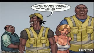 i’m totally wrecked by two black studs in rough anal at the museum