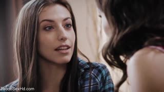 Skinny Lesbians Fight Then Fuck With Wet Pussy