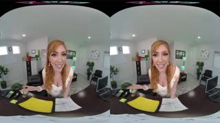 VRHUSH: Lauren Phillips rossa esige POV creampie anale intenso con missionario e cowgirl