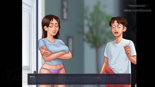 big titted 18+ babe catches me spying on busty milf masturbating big ass at night