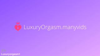 luxuryorgasm squeezes my big breasts hard now
