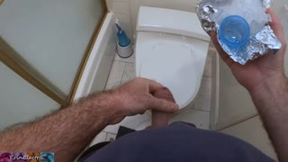 i feel so naughty helping collect that sperm sample deep in my curvy ass and pussy