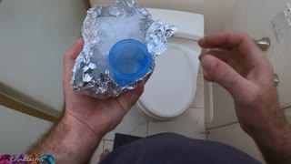 i feel so naughty helping collect that sperm sample deep in my curvy ass and pussy