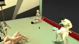 yo check out these 3 hot wives getting shared in wild group sex 😈🍑👯‍♀️