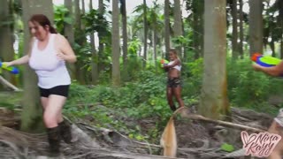 Nina Kayy, Sara Jay, Harmonie Marquis, Lola Fae та Maggie Green's дикий груповий оргі