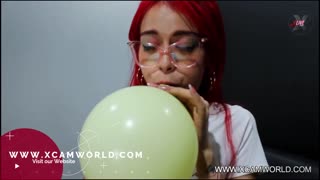 looner fetish preview teases amateur balloon play