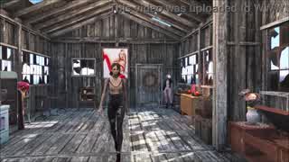 ברונטית צוללת למשחק סקסי פולאוט 4 בבית