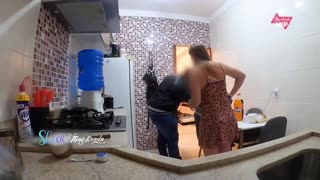 delivery man, did my milf tits and skin drive you insane for public cuckold sex?