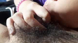 Filipina Girlfriend Delivers Sloppy Blowjob in Cozy Weather Finale