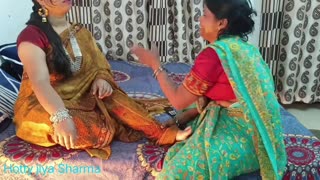 Real desi group action with servant and mistress in the village