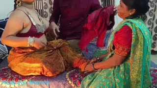 Real desi group action with servant and mistress in the village