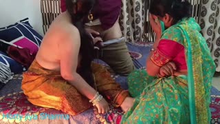 Real desi group action with servant and mistress in the village