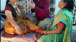 Real desi group action with servant and mistress in the village