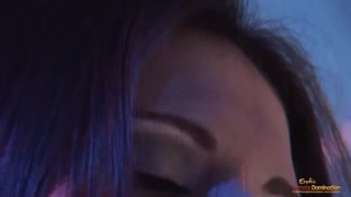 big dick guy rides hard on a hot milf with big fake tits in doggy style