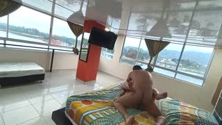 Perjalanan Hotel Liar Dengan Isteri Bos Berakhir Letupan Creampie