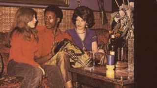 in vintage times, a hairy interracial threesome unfolds with black cock