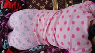 I Cover Her Face with Cum While She Sleeps Outdoors in Pajamas